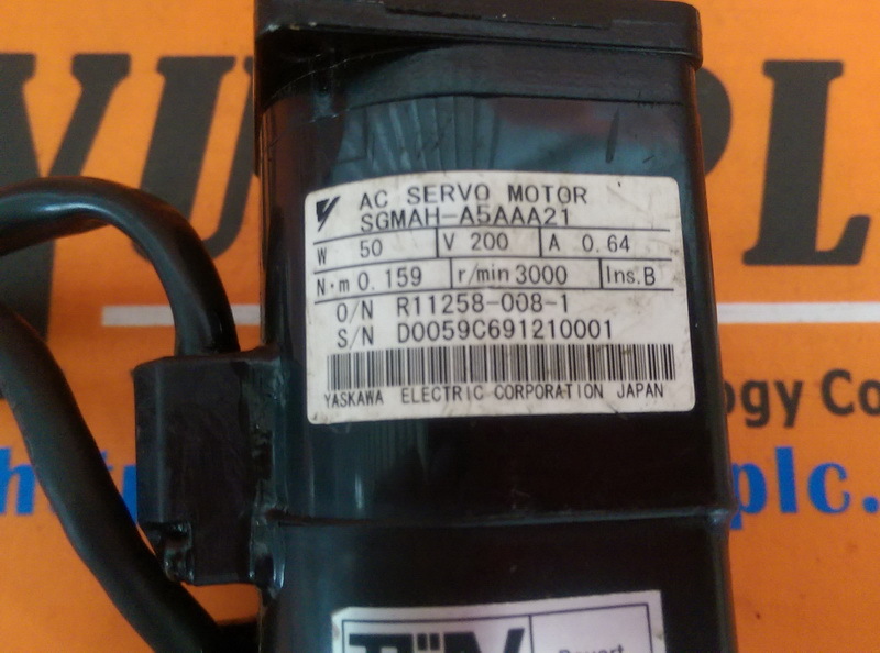 YASKAWA SGMAH-A5AAA21 AC SERVO MOTOR - 裕益科技自動化設備可程式